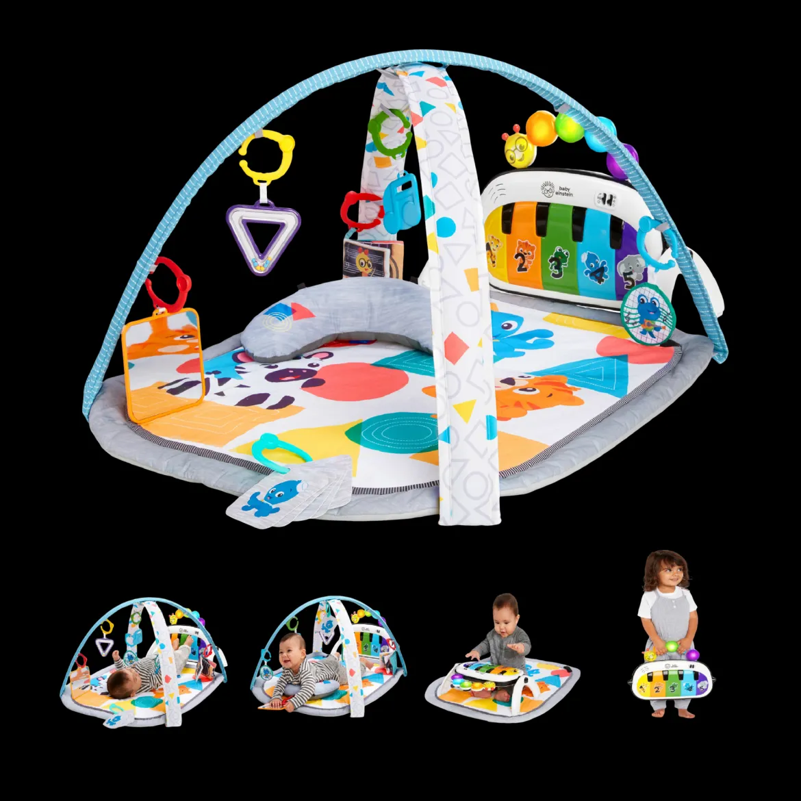 4-in-1 Kickin Tunes Music and Learning Play Gym