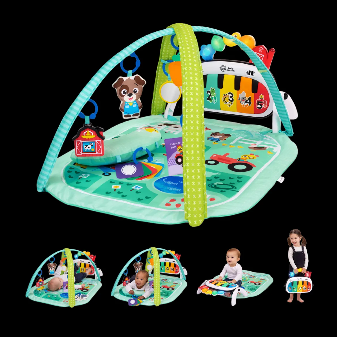 4-in-1 Kickin Tunes Music and Learning Play Gym