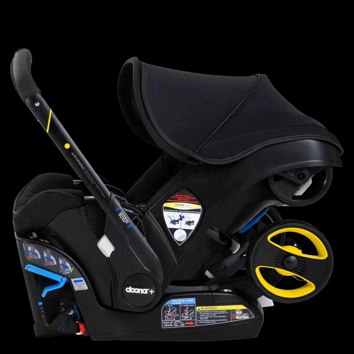 Infant Car Seat & Stroller - Midnight Edition