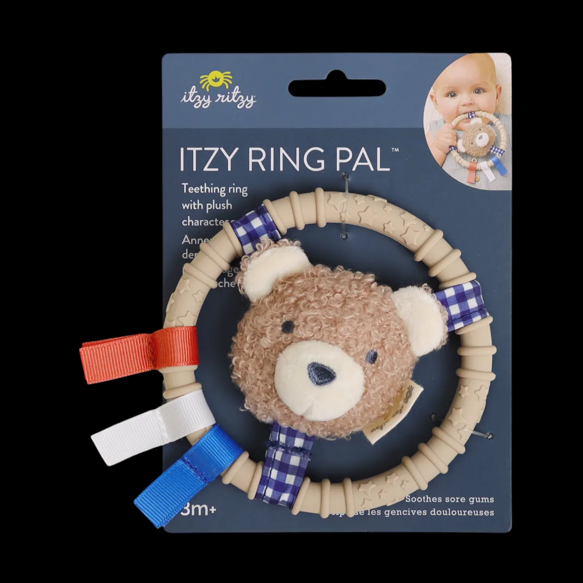 Itzy Ring Teether Pal Bear