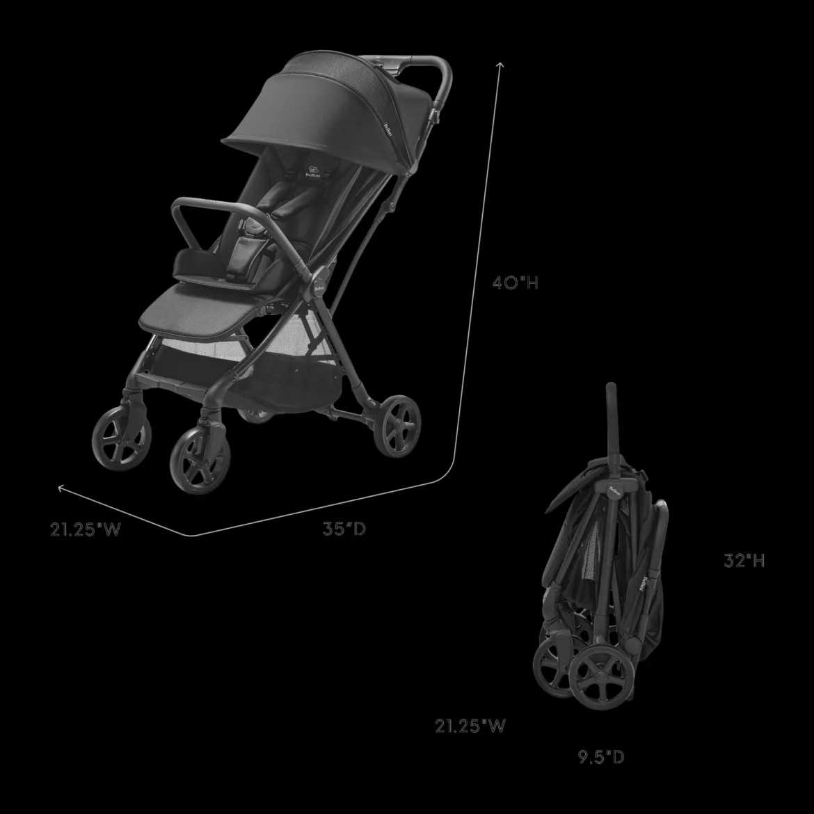 Juno Compact Auto-Folding Stroller