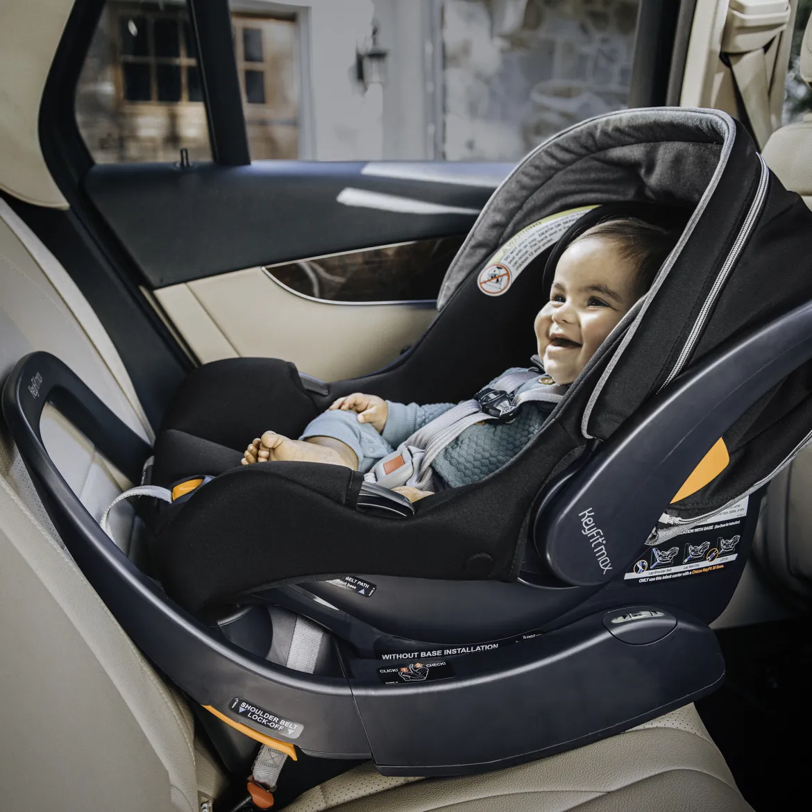 KeyFit Max Zip ClearTex Infant Car Seat