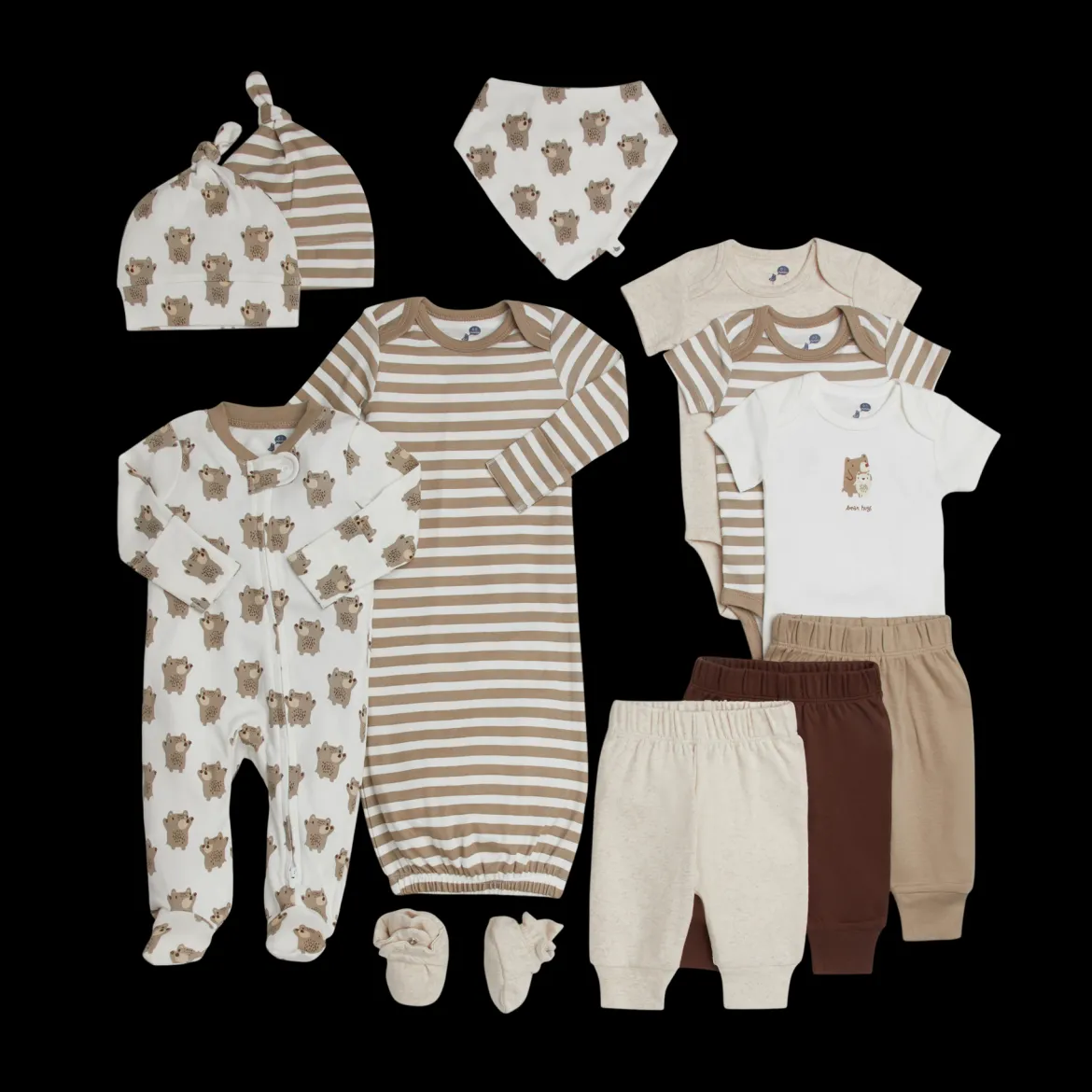 Layette Essentials Organic Cotton 12-Piece Gift Set