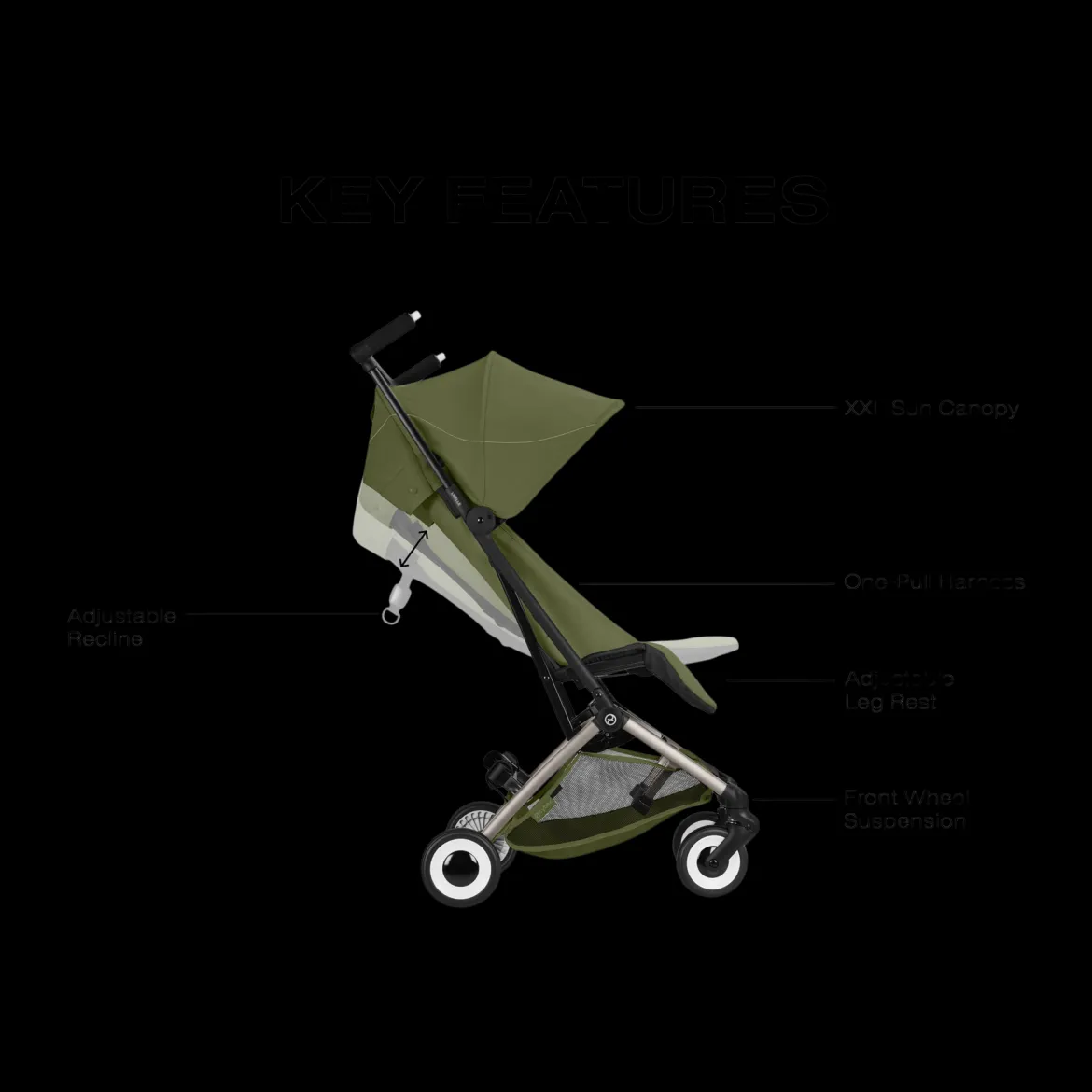 LIBELLE Ultra Lightweight Travel Stroller