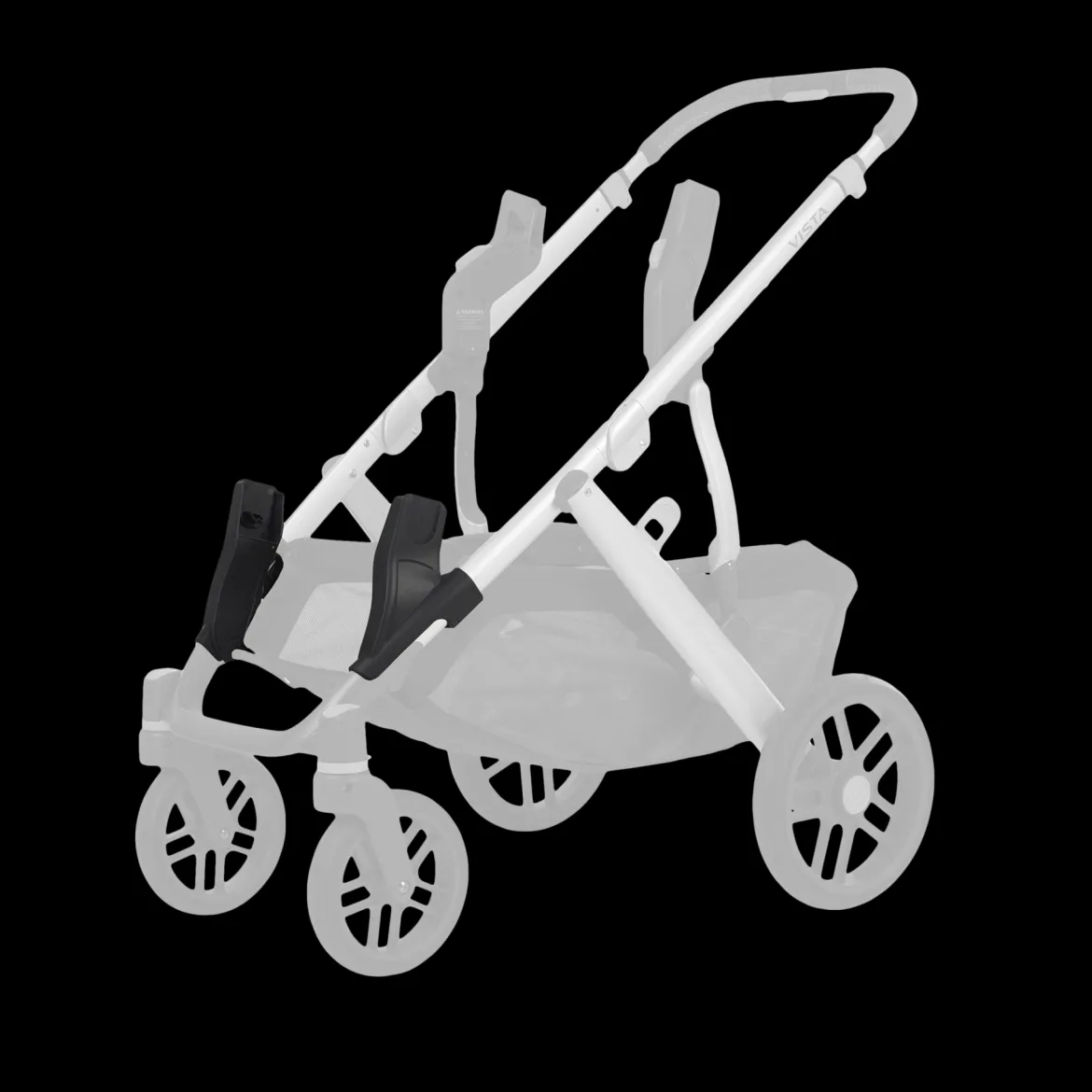 Lower Car Seat Adapters for VISTA and VISTA V2, Vista V3 (Maxi-Cosi, Nuna, Cybex, and BeSafe)