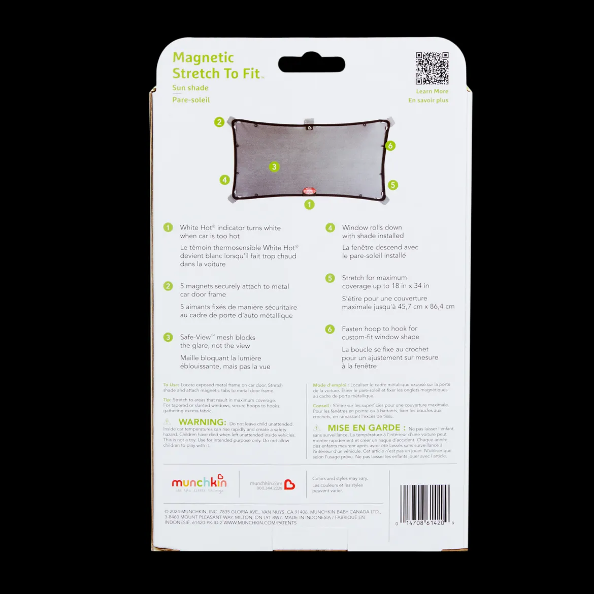 Magnetic Stretch to Fit Car Sun Shade