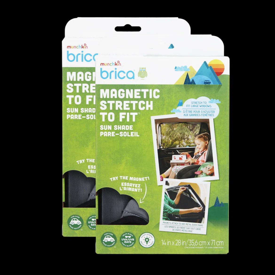 Magnetic Stretch to Fit Car Sun Shade