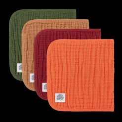 Muslin Cotton Burp Cloths (4-Pack)