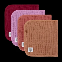 Muslin Cotton Burp Cloths (4-Pack)