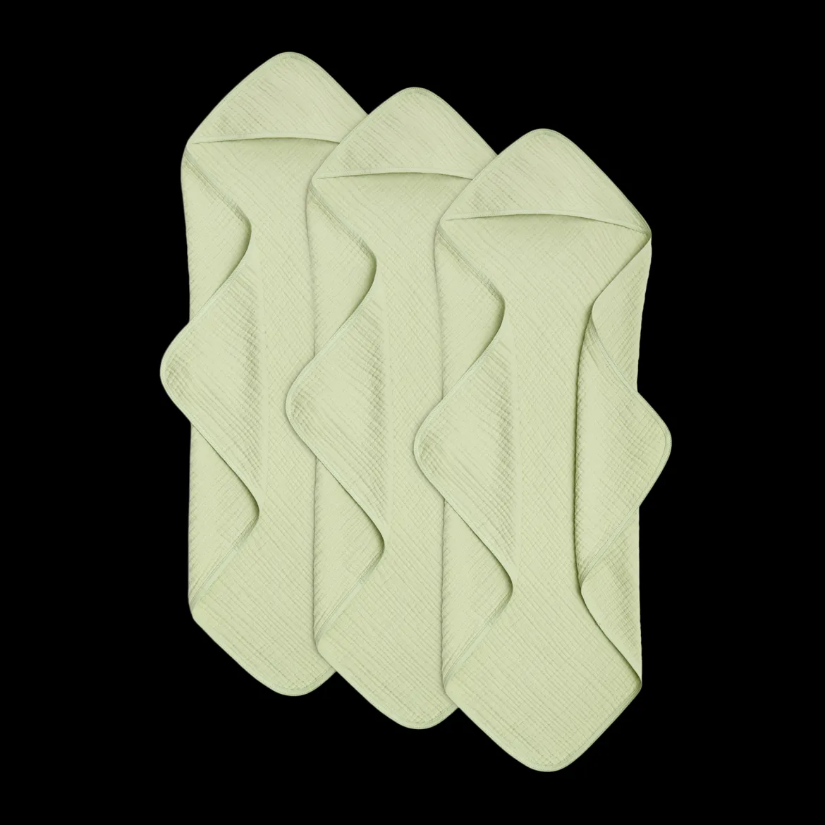 Muslin Hooded Towels (3 Pack)