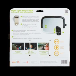 Night Light In-Sight Pivot Car Back Seat Mirror