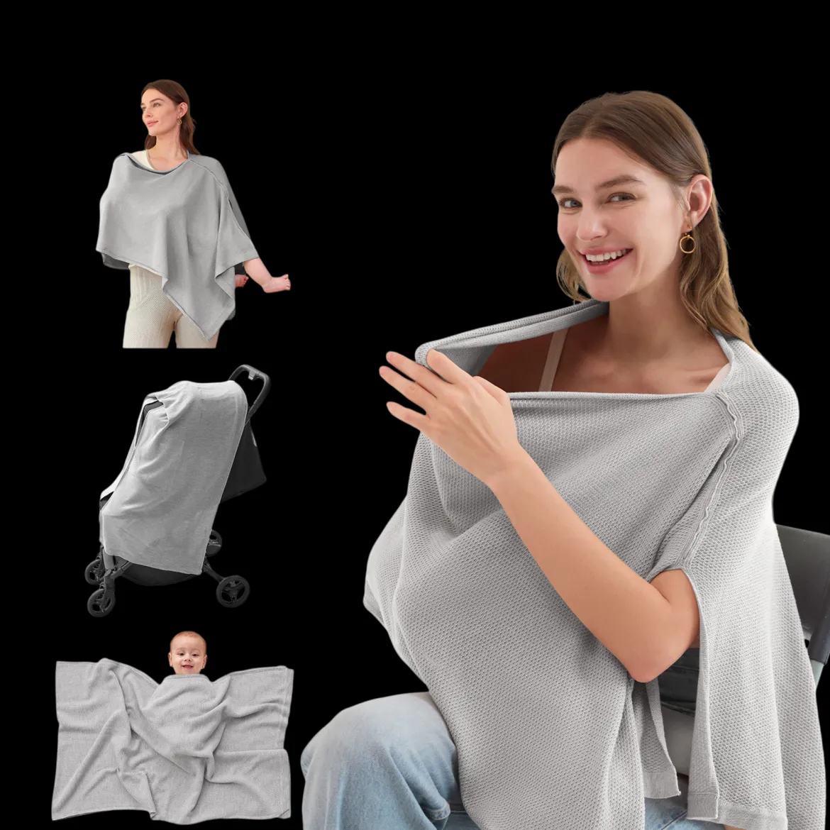 Nursing Cover - Muti-Use Privacy Poncho