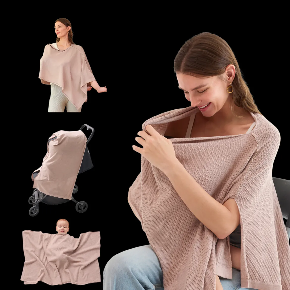 Nursing Cover - Muti-Use Privacy Poncho