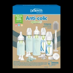 Options+ Narrow Glass Baby Bottle Starter Gift Set