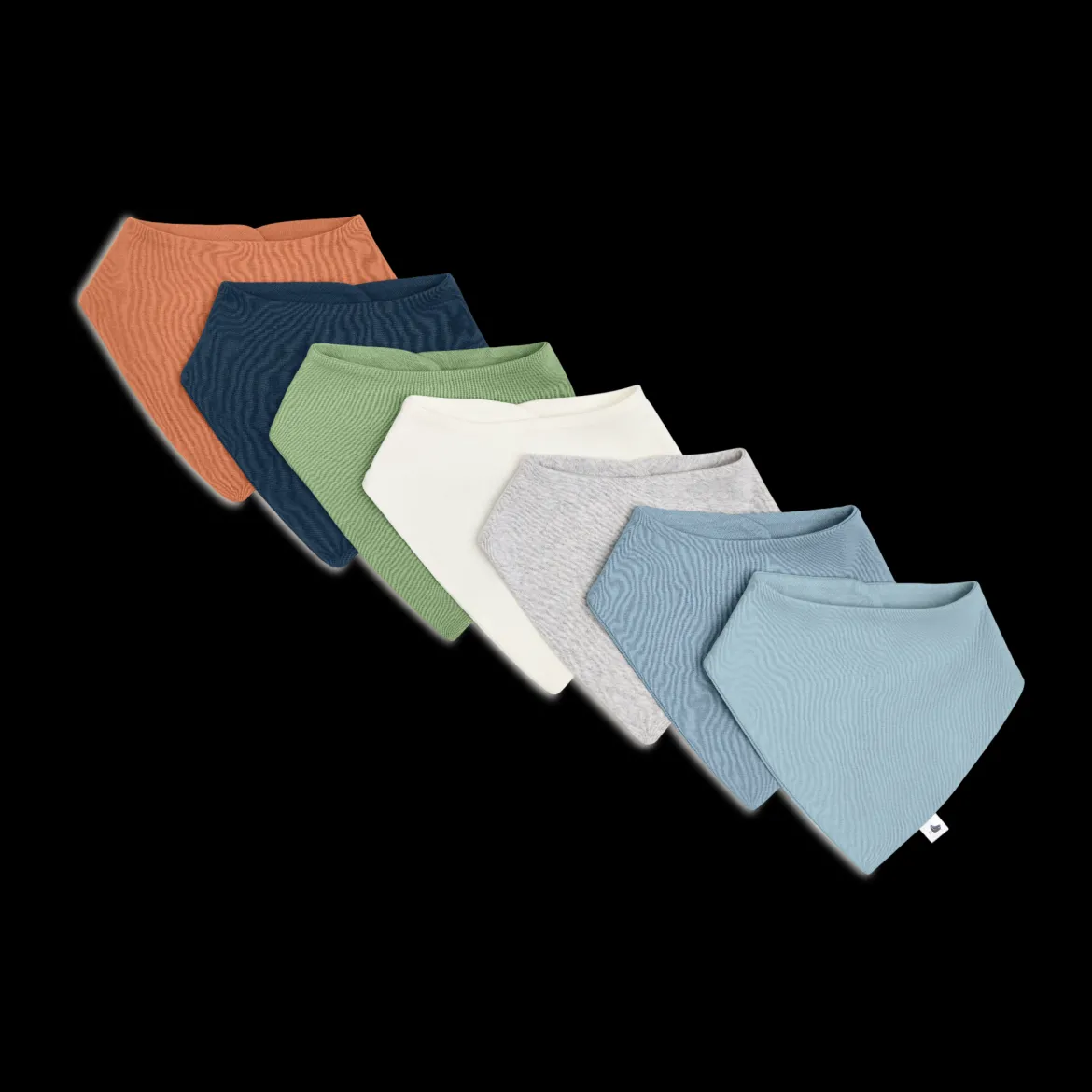 Organic Cotton Bandana Bib (7 Pack)