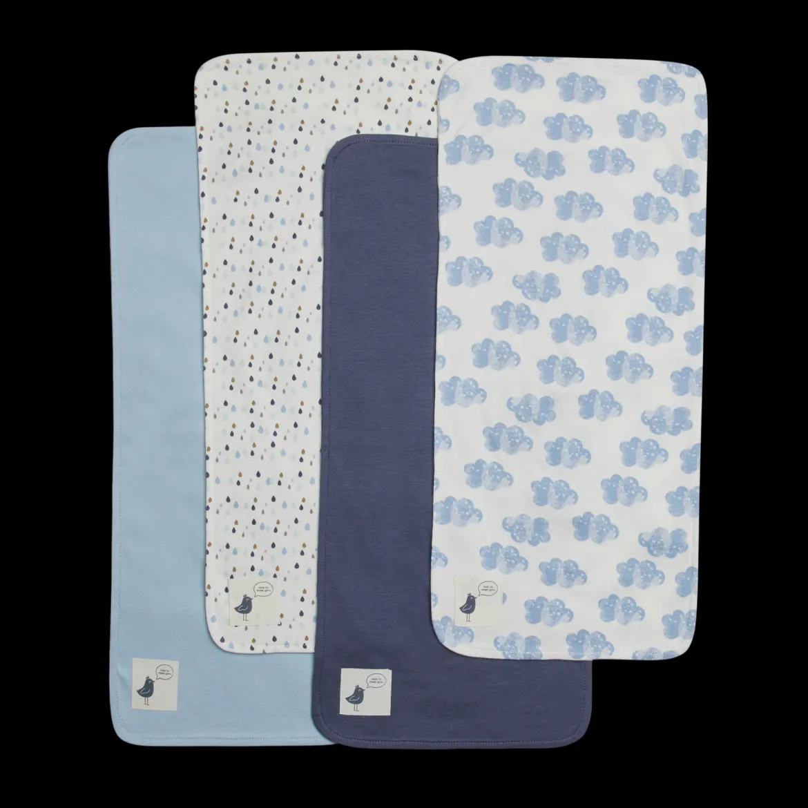 Organic Cotton Burp Cloth (4 Pack)