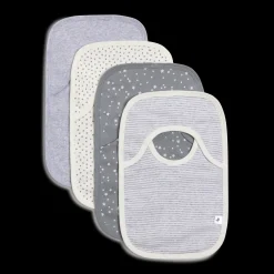 Organic Cotton Lap Bib & Burp Cloth 8-Piece Gift Set