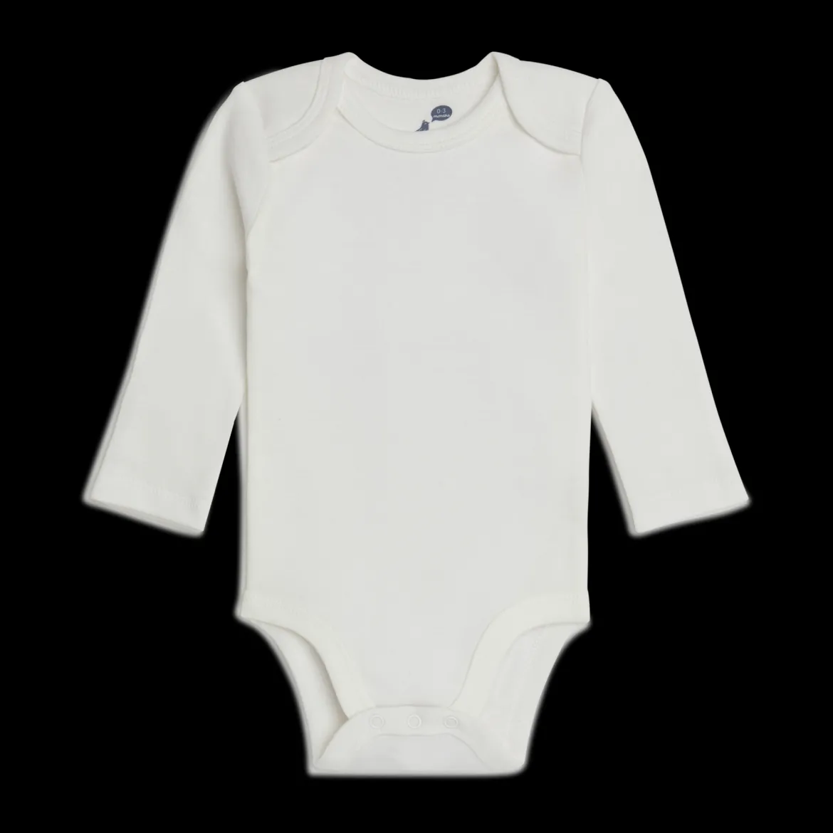Organic Cotton Long-Sleeve Solid Bodysuits (5 Pack)