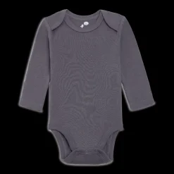 Organic Cotton Long-Sleeve Solid Bodysuits (5 Pack)