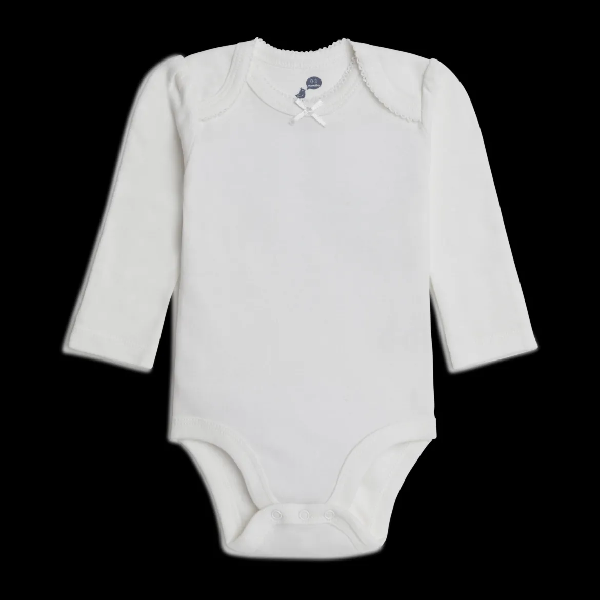 Organic Cotton Long-Sleeve Solid Bodysuits (5 Pack)