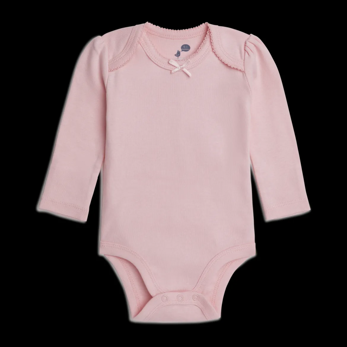 Organic Cotton Long-Sleeve Solid Bodysuits (5 Pack)
