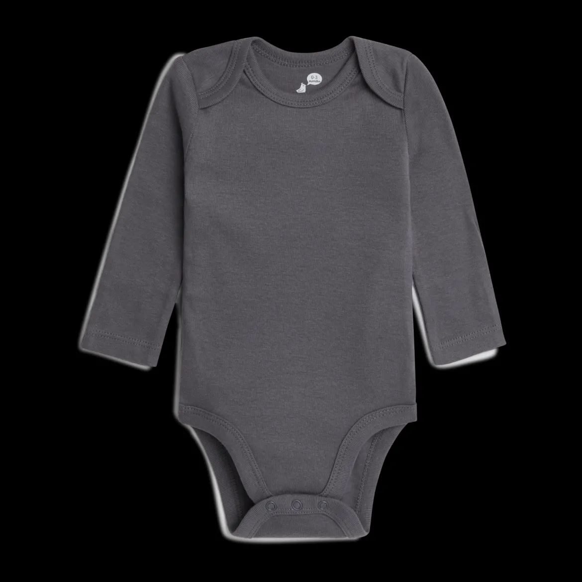 Organic Cotton Long-Sleeve Solid Bodysuits (5 Pack)