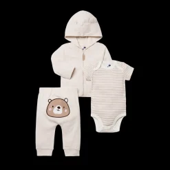 Organic Cotton 3-Piece Hoodie Set