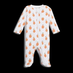 Organic Cotton Printed 2-Way Zip Footie