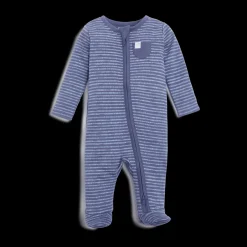 Organic Cotton Printed 2-Way Zip Footie