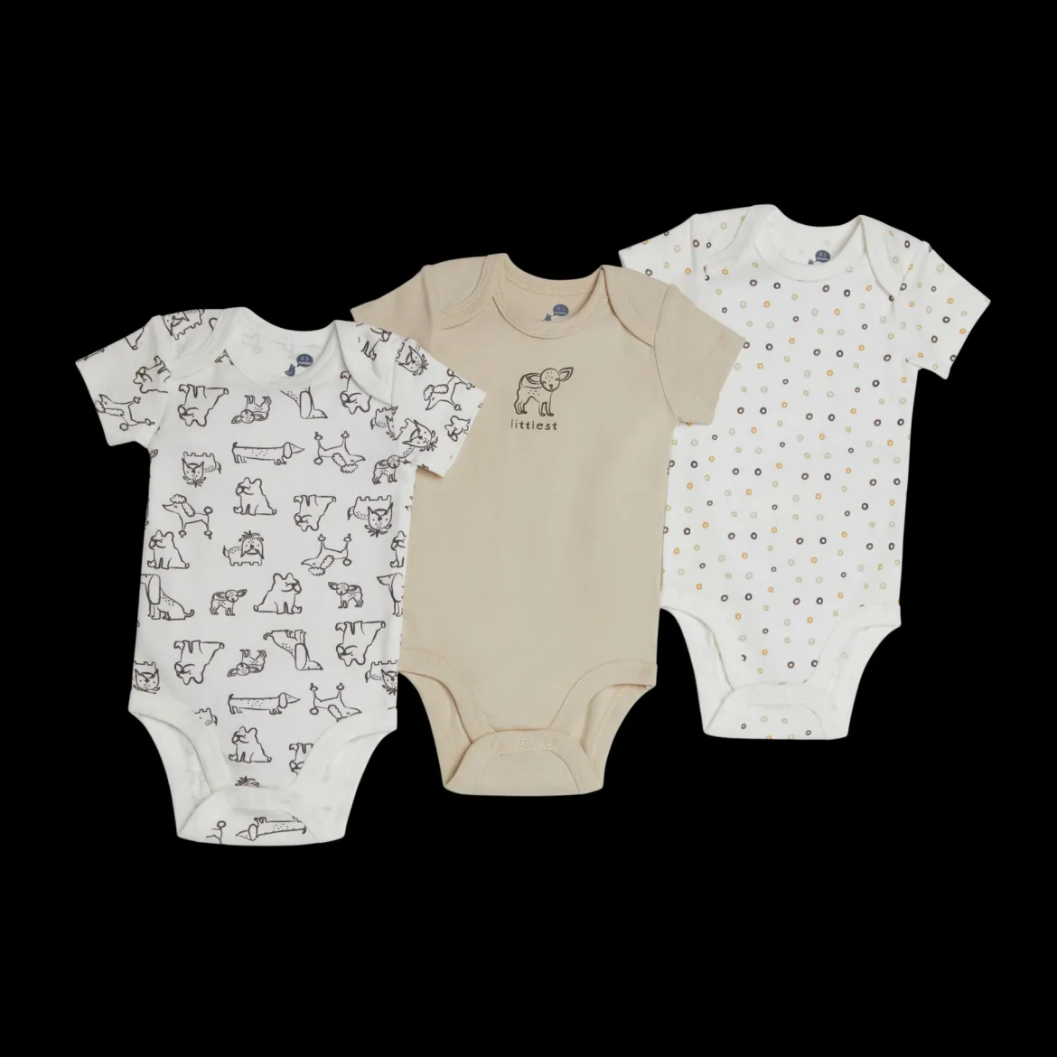 Organic Cotton Short Sleeve Bodysuit & Pant 6-Piece Gift Set