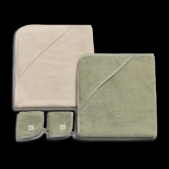 Organic Cotton Towel and Washcloth 4-Piece Set