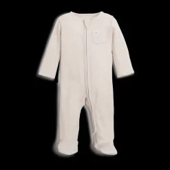 Organic Cotton Waffle 2-Way Zip Footie