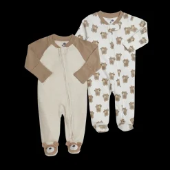 Organic Cotton 2-Way Zip Footie (2 Pack)