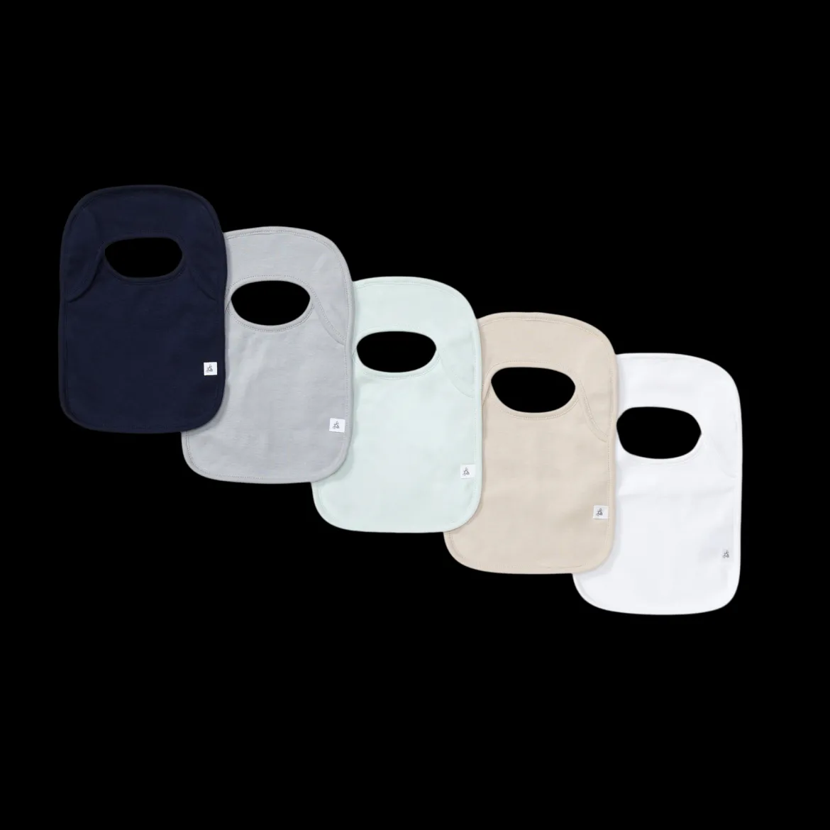 Organic Lap Shoulder Bibs (5 Pack)