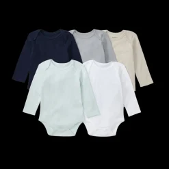 Organic Long Sleeve Bodysuit (5-Pack)