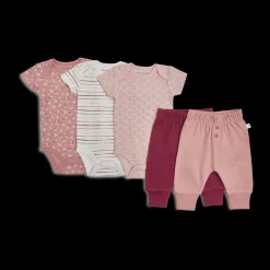 Organic Printed Short Sleeve Bodysuit (3 Pack)