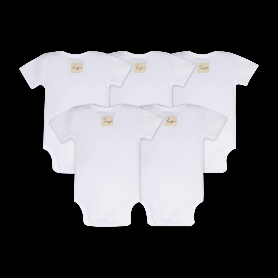 Organic Short Sleeve Bodysuit (5 Pack)