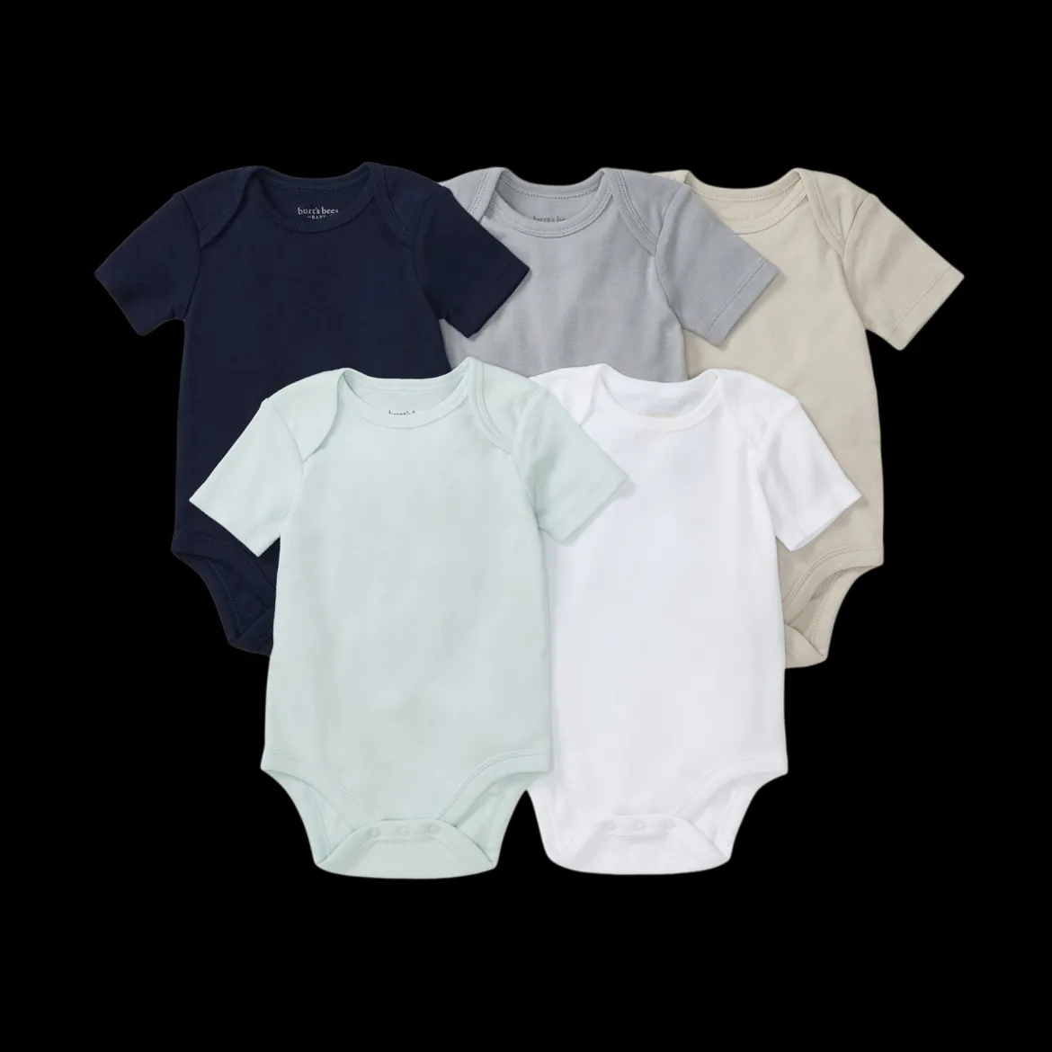 Organic Short Sleeve Bodysuit (5 Pack)