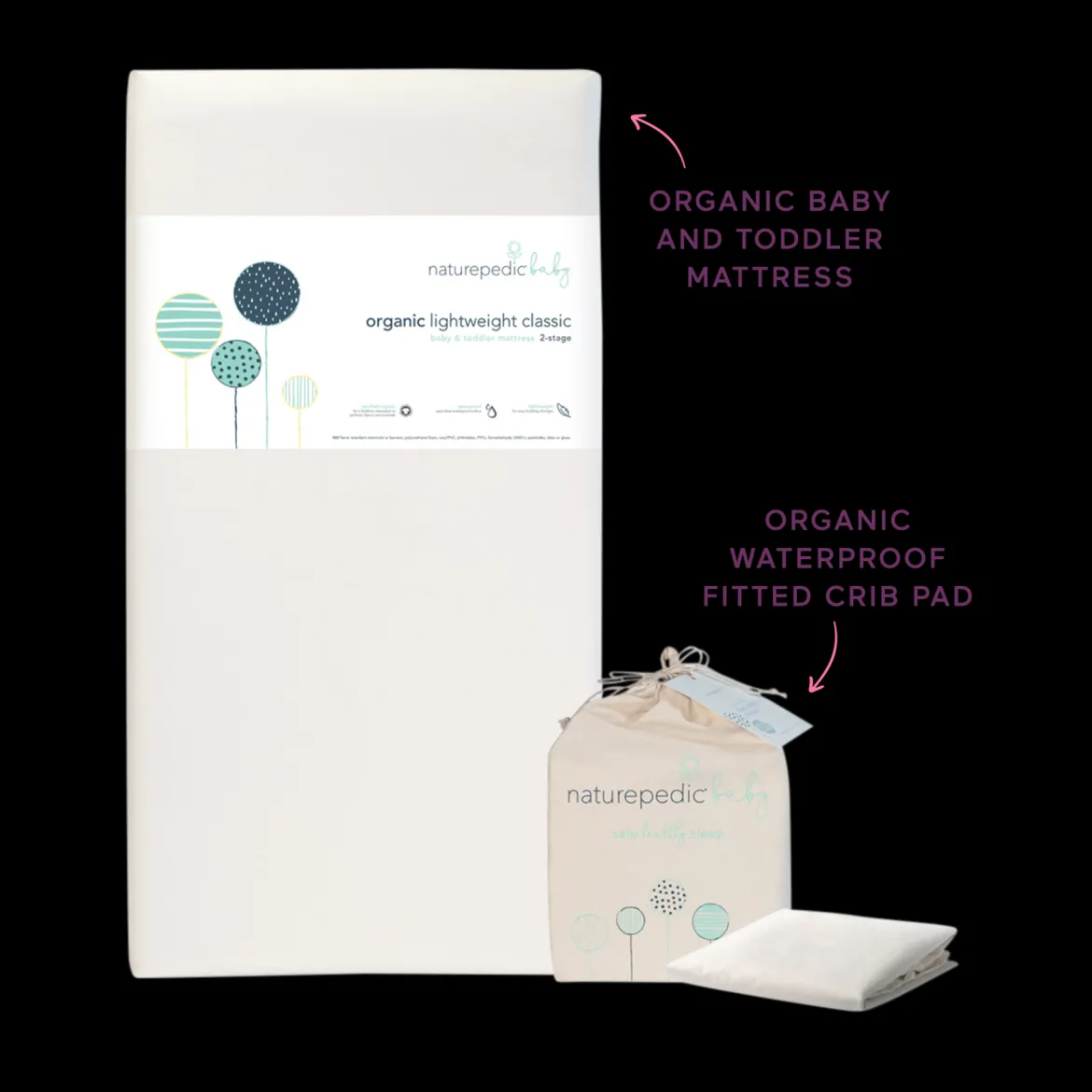 Organic 2-Stage Mattress & Cover Bundle