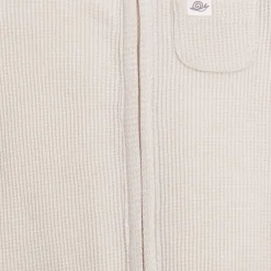 Organic Waffle Ruffle Zipper Footie (2 Pack)