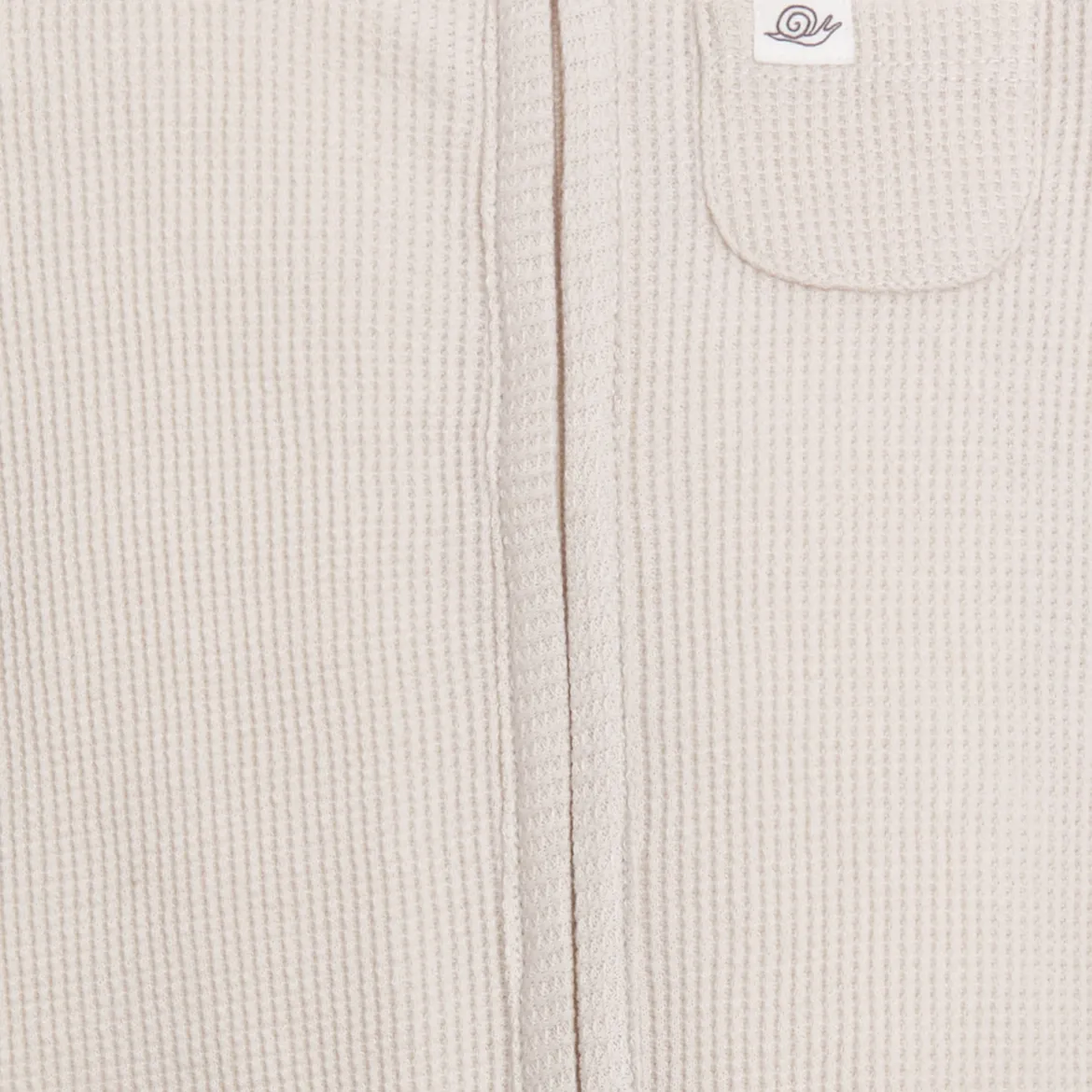 Organic Waffle Zipper Footie (2 Pack)