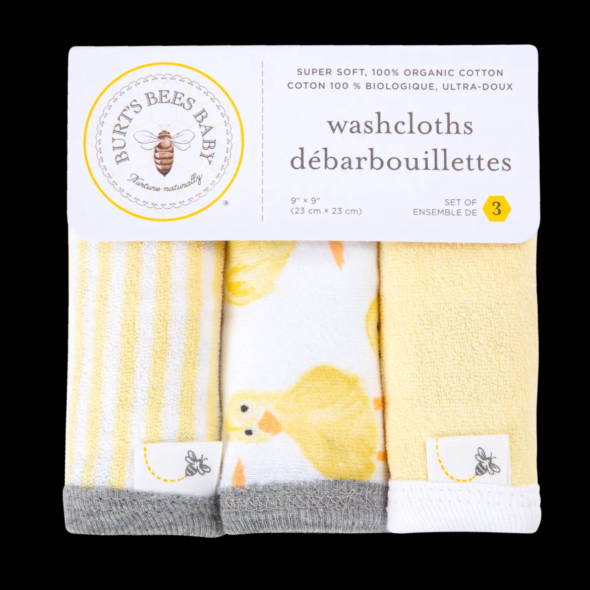 Organic Washcloths (3-Pack)