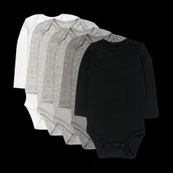 5-Pack Organic Cotton Long Sleeve Bodysuit