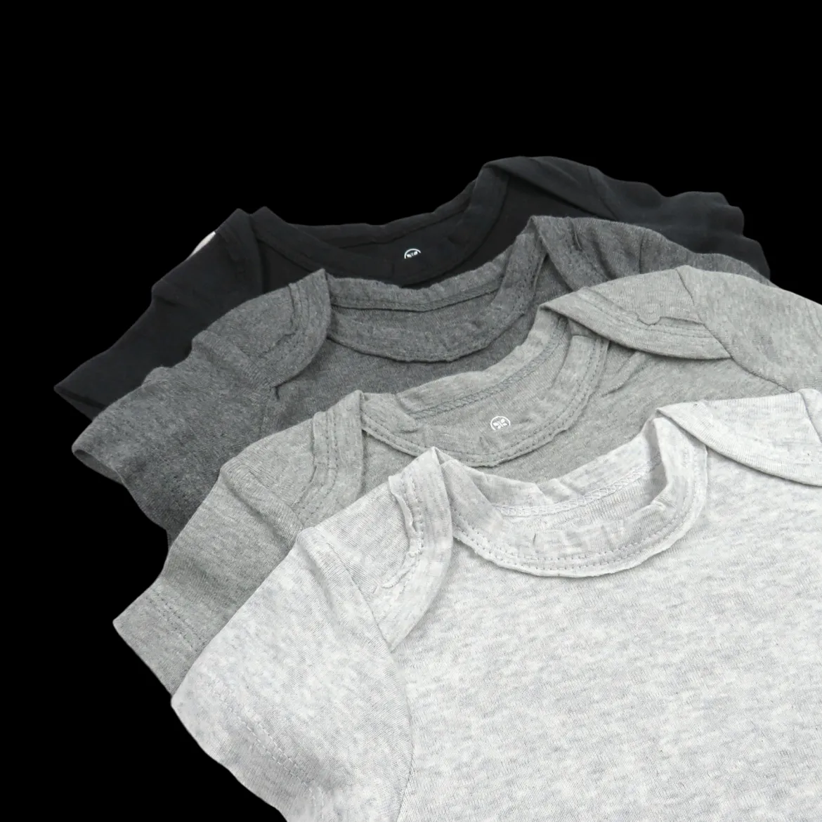 5-Pack Organic Cotton Short Sleeve Bodysuits
