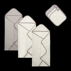 6-Piece Organic Cotton Bath Time Set