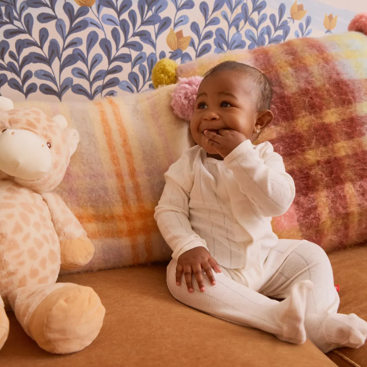 Pointelle Organic Cotton Footie