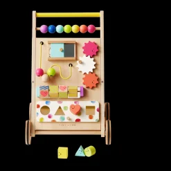 Premium Natural Wooden Activity Walker