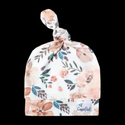 Printed Top Knot Hat