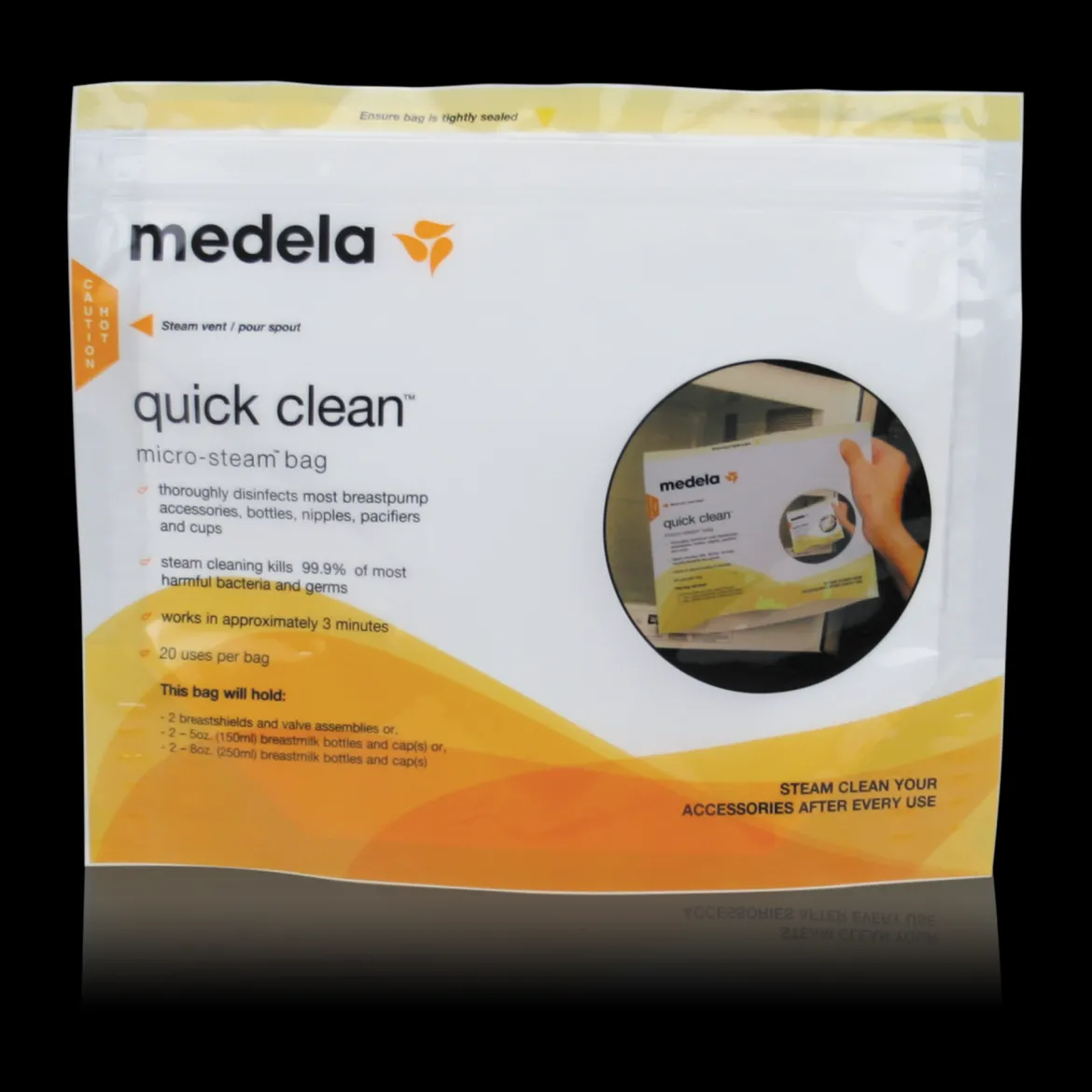 Quick Clean Micro-Steam Bags