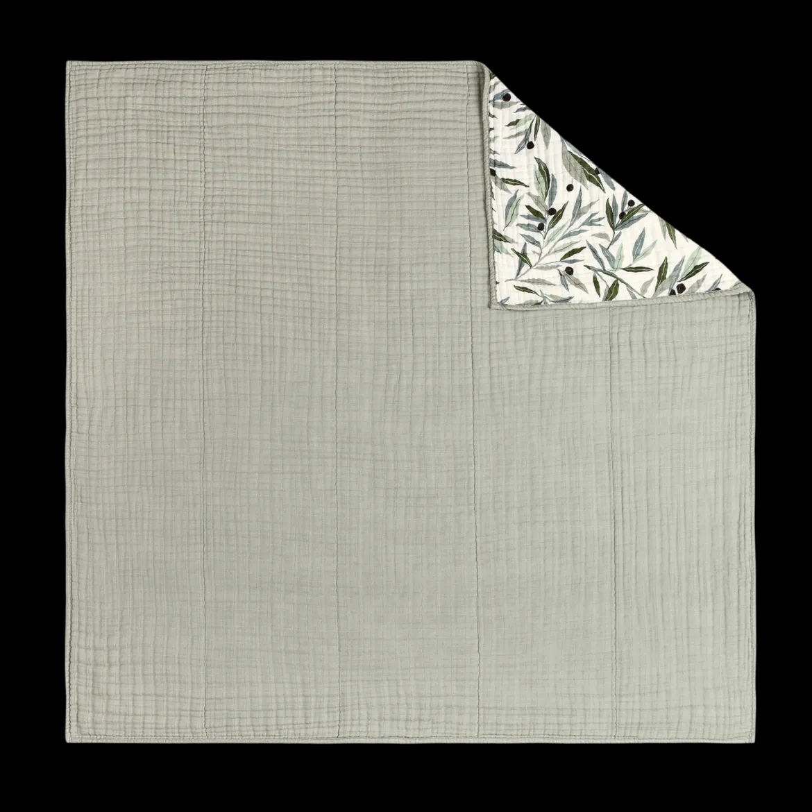 Quilt in 3-Layer GOTS Certified Organic Muslin Cotton